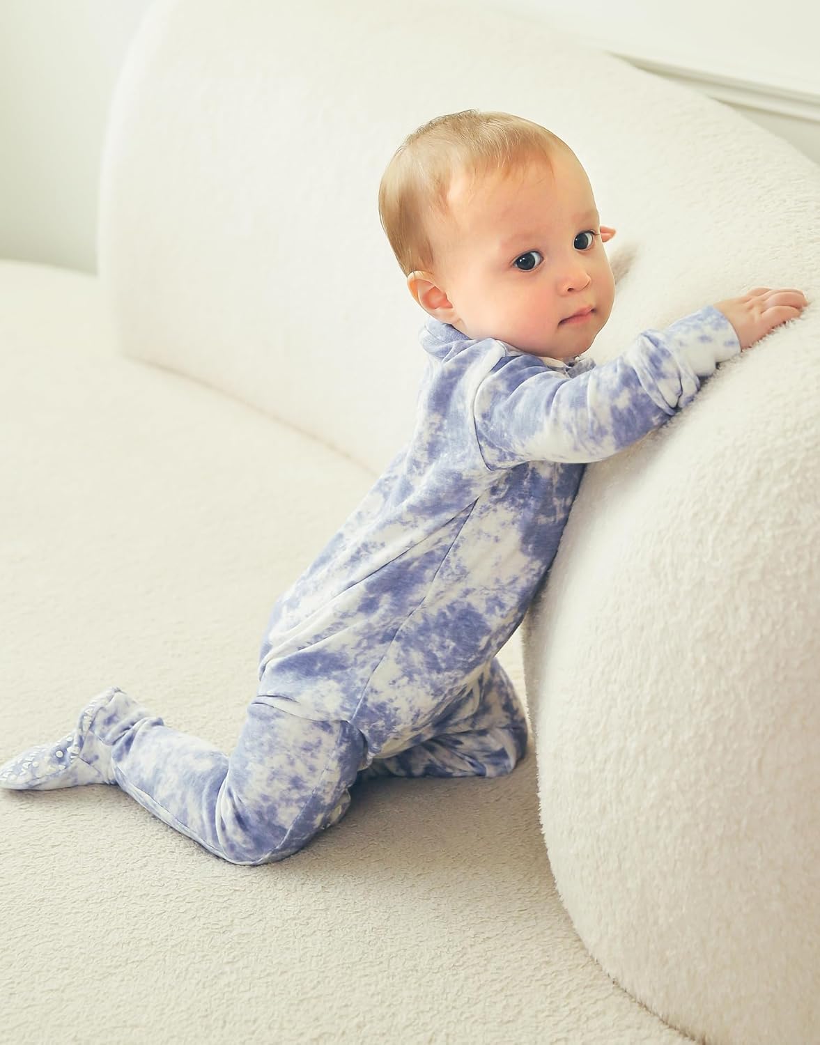 VAENAIT BABY Infant Toddler Boys Girls Footed Pajamas One-PIece Romper Sleep and Play 0M-2T