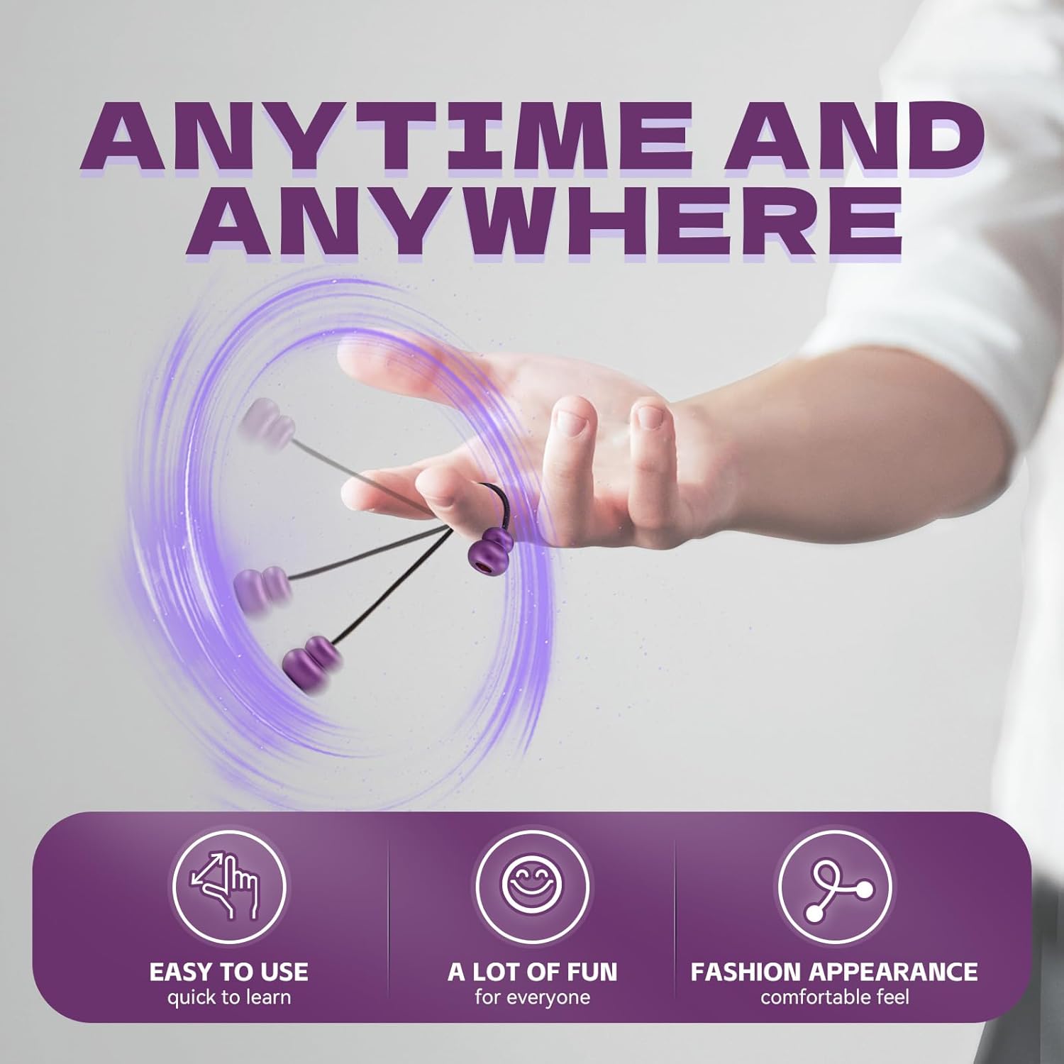 Fidget Beads - Worry Fidget Beads Spin & Bump - Made of Aluminum Alloy - for Men Women Youngs Skill