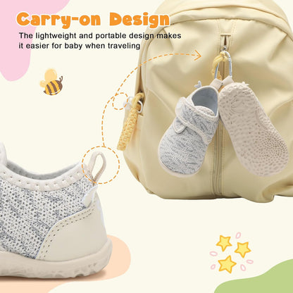 FEETCITY Baby Walking Shoes Barefoot Baby Shoes Infant Sneakers Newborn Crib Shoe Lightweight
