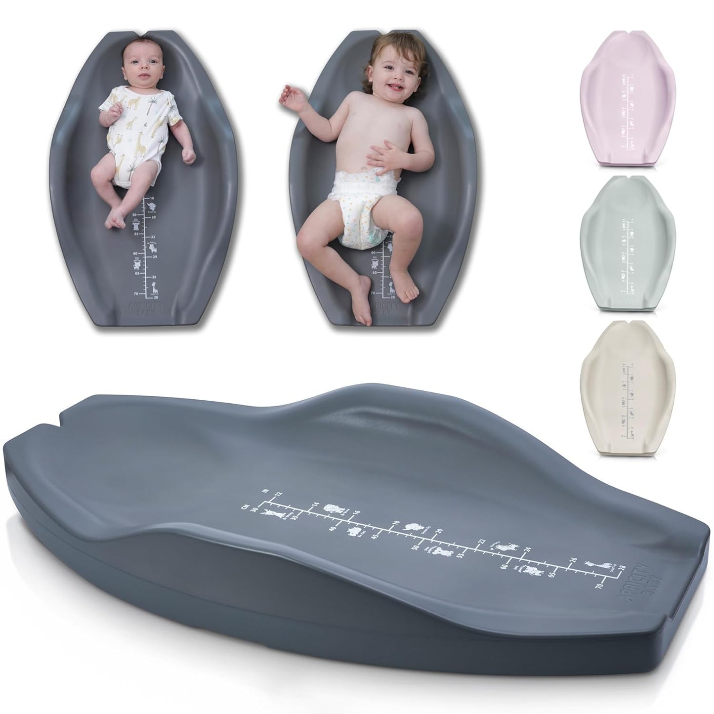 Apricity Baby Changing Pod- Grey - Waterproof Non-Slip Changing Pad Easy-to-Clean Diaper Changing