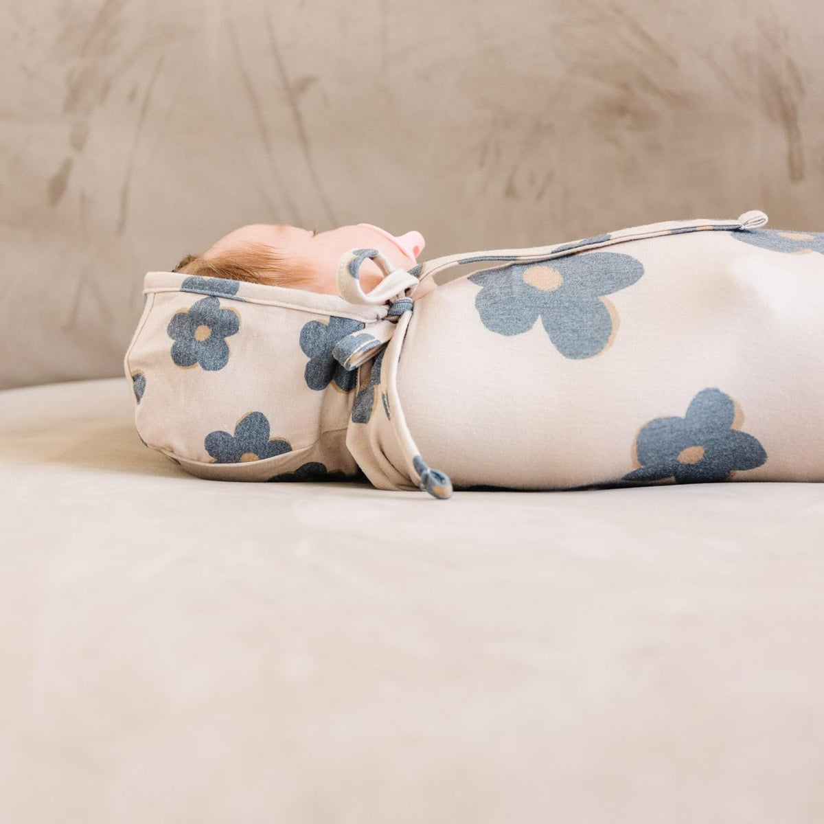 Copper Pearl Large Premium Knit Baby Swaddle Receiving Blanket Gemma in Tan