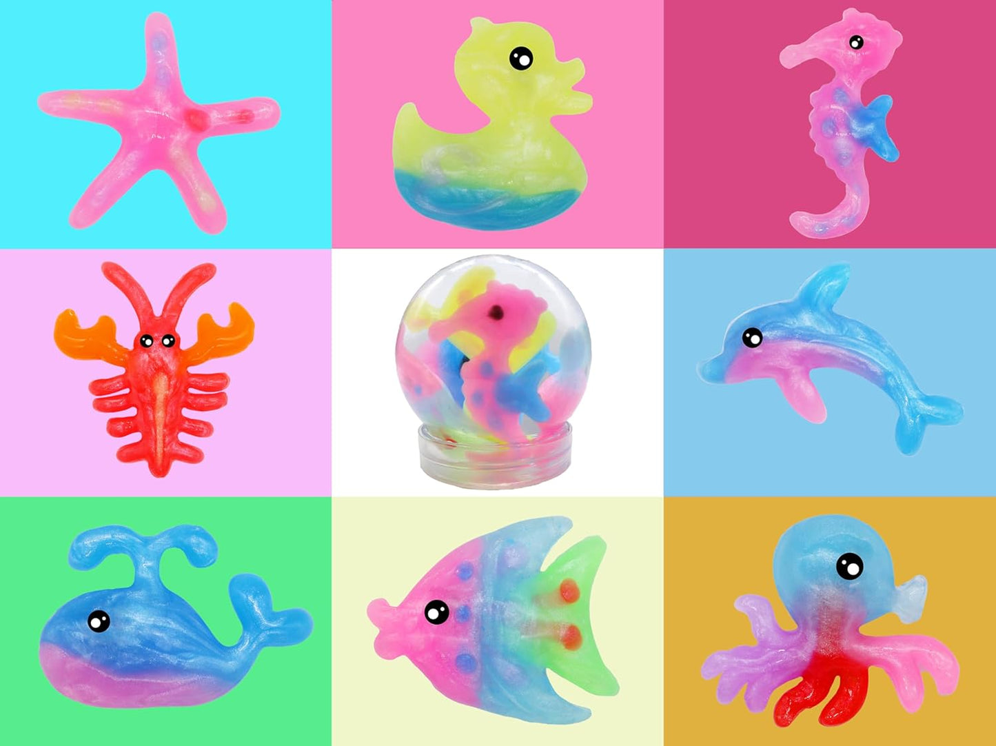 Magic Water Elf Toy Kit, 20 Bottles 24 Molds 70ML Aqua Fairy Water Gel Kit with Sparkling Magic Gel