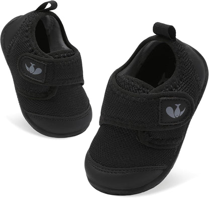 FEETCITY Baby First Walking Shoes Boys Girls Infant Sneakers Crib Shoes Breathable Lightweight Slip
