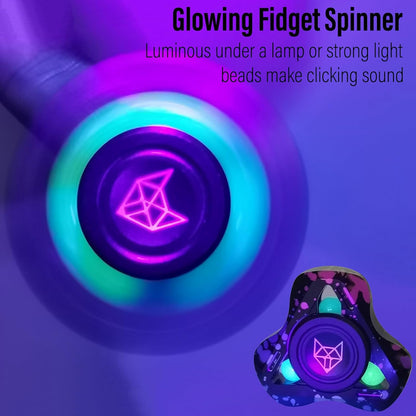 FREELOVE Metal Fidget Spinner for Adults, Upgraded Fox, Stainless Steel Fidget Toys, High Spin Long