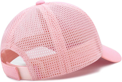 qikqik Baby Baseball Cap Toddler Baseball Hat with Mesh Infant Sun Hat UPF 50+ Baby Ball Cap