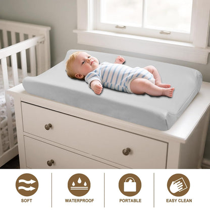 Owlowla Changing Pad Cover,Waterproof Changing Pad Covers-Soft Leather Diaper Changing Table