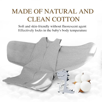 Swaddle-Blanket Baby Girl & Boy Swaddles Newborn Infant Transition 100% Cotton Wrap Blankets, 3-Way