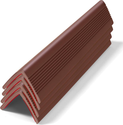 Wall Corner Protectors 4 Pack,1.57x1.57x23.62x0.12 inch PVC Double Side Proof Corner Guards for