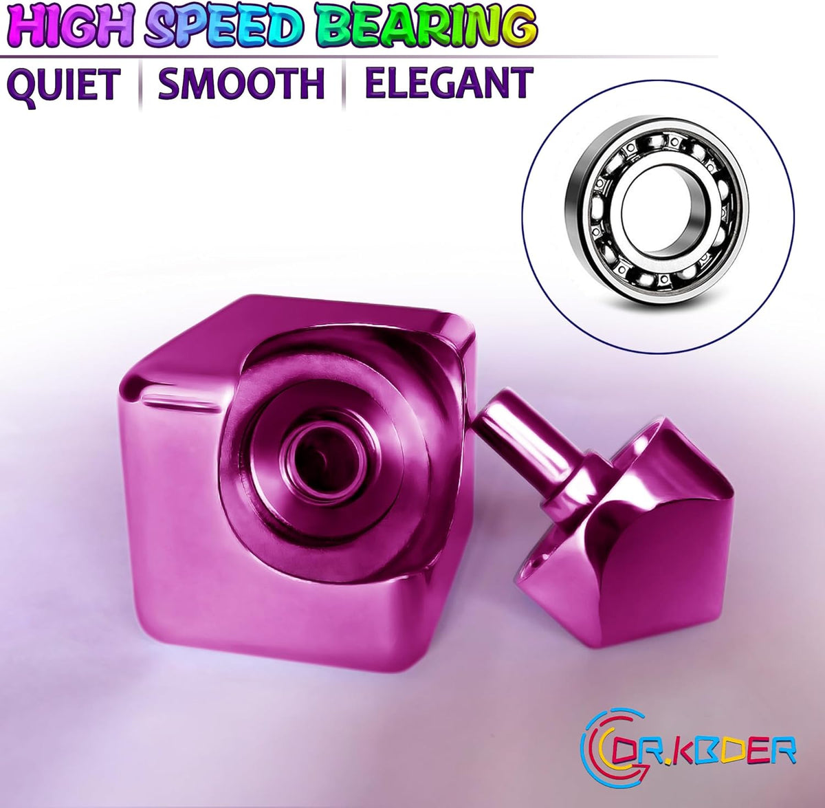 Fidget Spinner Toys Cube Adults, Easter Basket Stuffers for Teens Metal EDC Cool Desk Gadgets