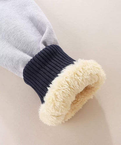 Bumeex Kids Boy's Girl's Sherpa Fleece Lined Jacket Spring Fall Winter Zip up Sweatshirt Hoodie