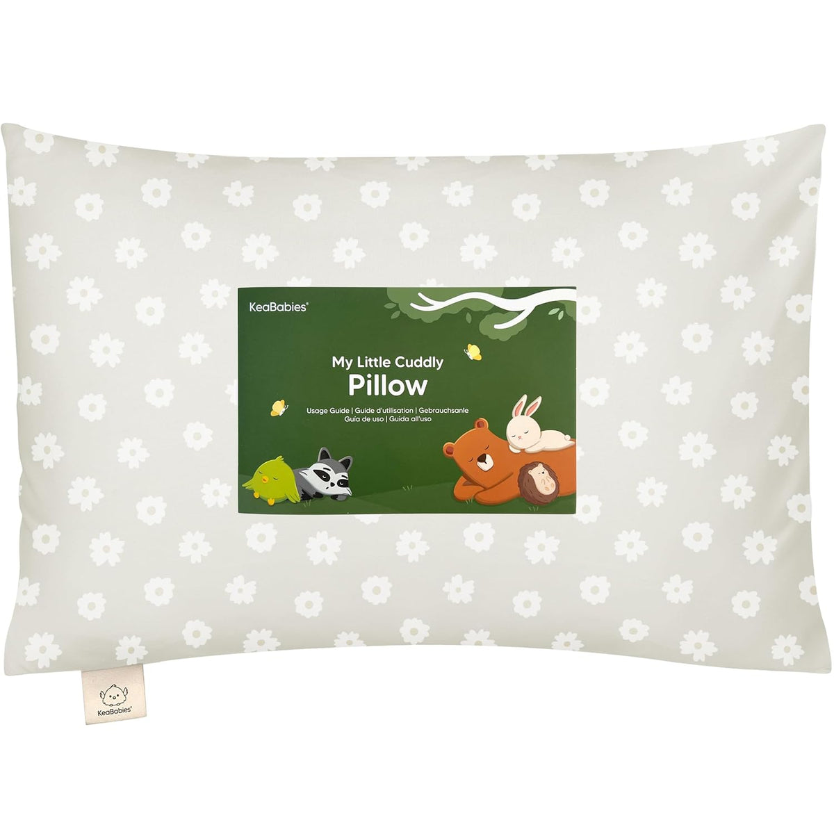 Toddler Pillow with Pillowcase - 13x18 My Little Cuddly Pillow, Viscose Derived From Bamboo Nursery