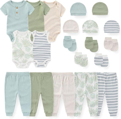 Unisex Baby Boy Girl Bodysuits Sets 20 Pack Cotton Casual New Born Clothes Comfort Infant Outfit