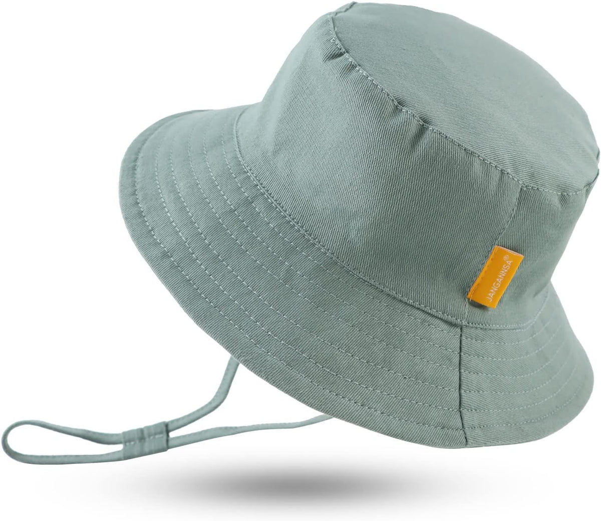 JANGANNSA Cotton Baby Sun Hat Infant Toddler Boys Girls Bucket Hats Summer Sun Protection Kids
