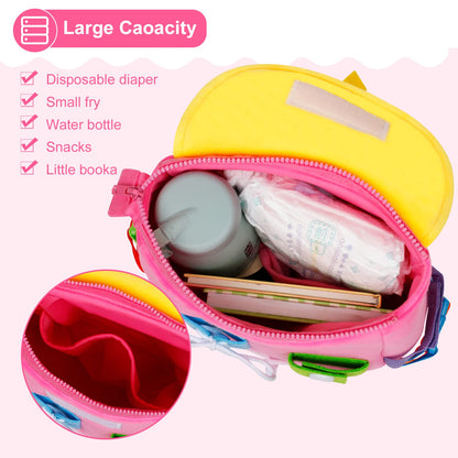 Busy Board - Toddler Backpack with Buckles and Learning Activity Toys - Develop Fine Motor Skills