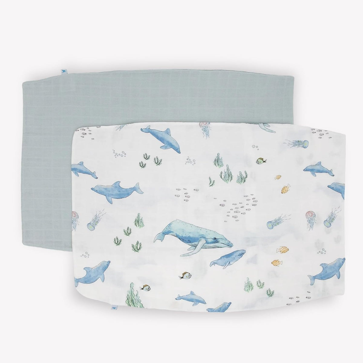 Little Unicorn Standard Pillowcase 2 Pack | Super Soft & Breathable Muslin Fabric | Snug Envelope