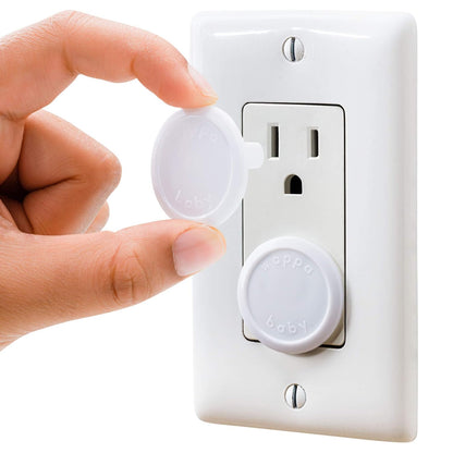 Outlet Covers Baby Proofing (32 Pack) By Wappa Baby | Safe & Secure Electric Plug Protectors |