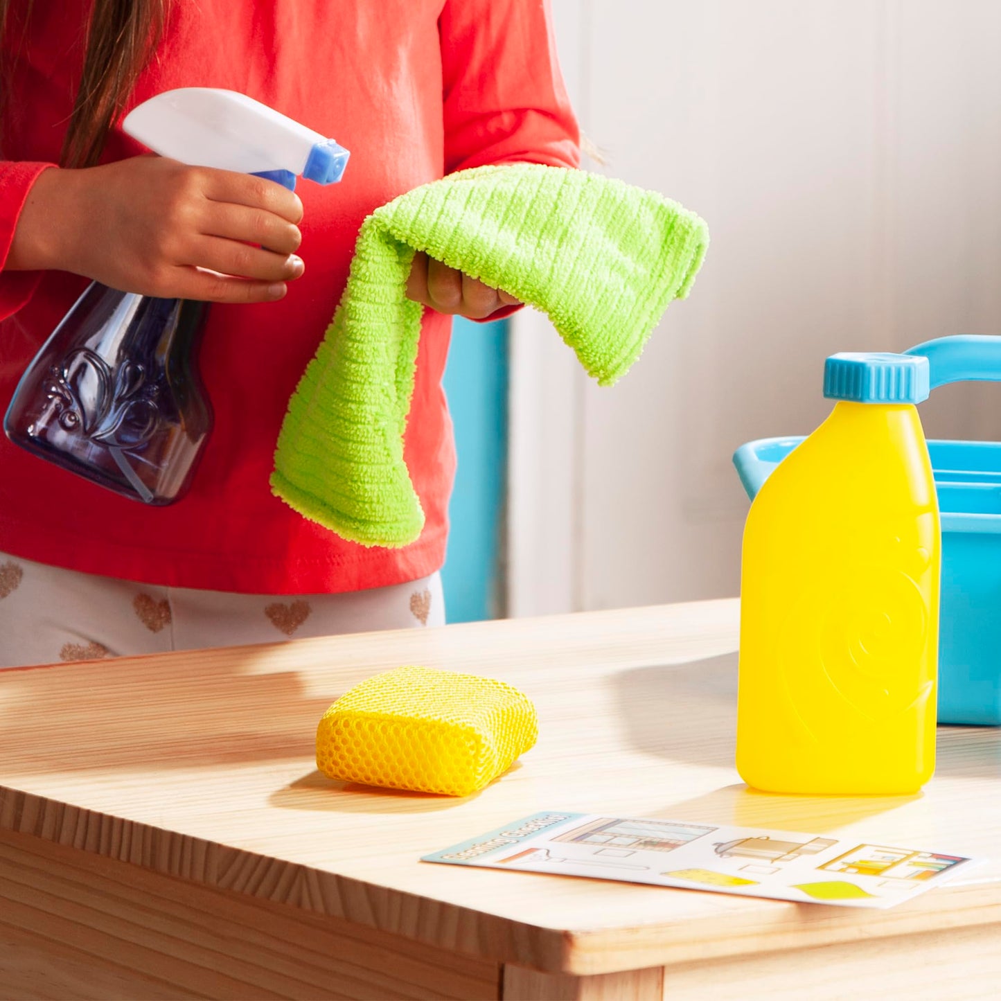 Melissa & Doug Spray, Squirt & Squeegee Play Set - Pretend Play Cleaning Set