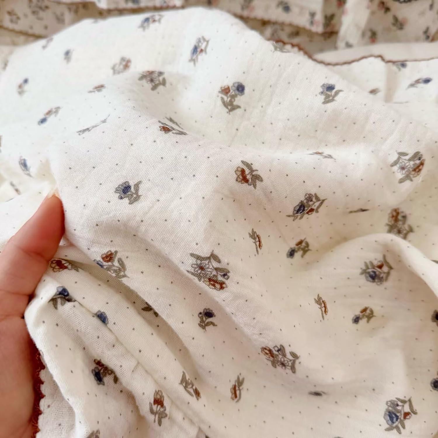 BuLuTu Crib Size Toddler Pillowcase 1 pc, 14"x20", Oeko-TEX Certified 100% Cotton Gauze Pillow
