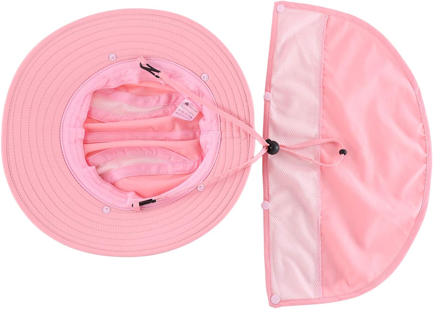 Home Prefer UPF 50+ Boys Sun Hat with Neck Flap Wide Brim Summer Beach Bucket Hat for Boys Girls
