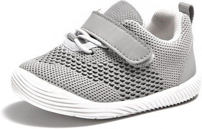 Newsonet Baby Shoes Boys Girls First Walking Breathable Non Slip Walker Sneakers Soft Sole 6 9 12