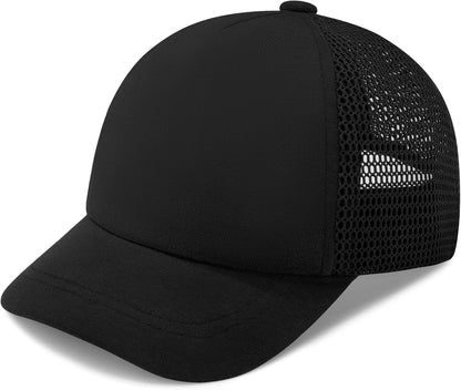 qikqik Baby Baseball Cap Toddler Baseball Hat with Mesh Infant Sun Hat UPF 50+ Baby Ball Cap