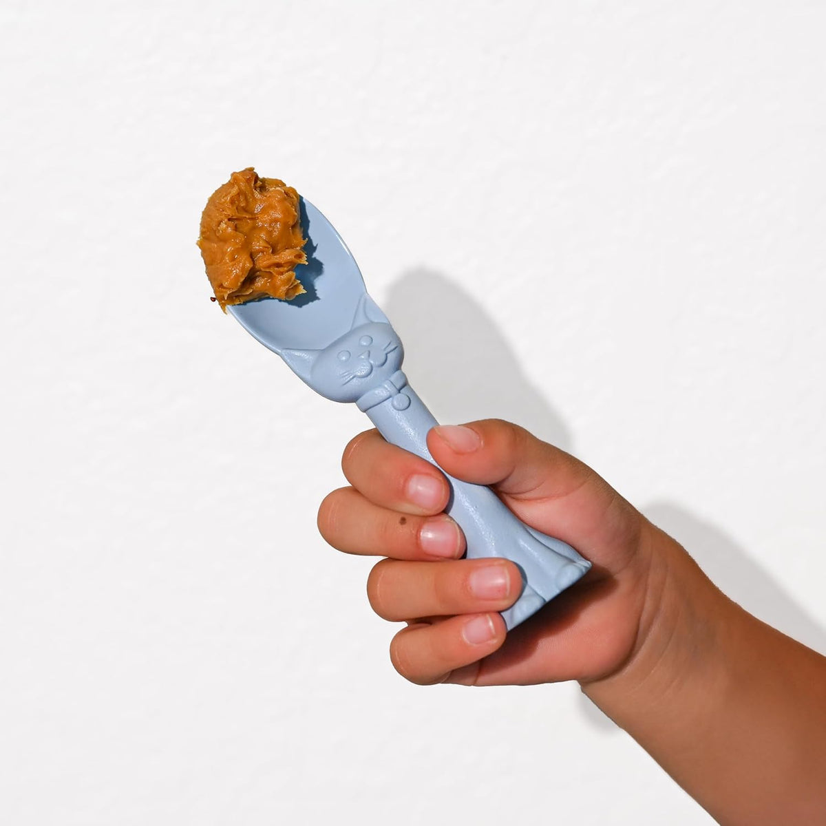 Made in USA Spoon la la Toddler Utensils Set - 2 Pack (1 Spoon & 1 Fork for Kids) - Self-Standing