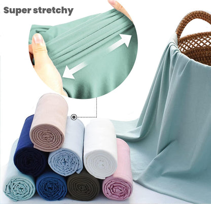 OWLOWLA Swaddle Blanket and Hat Set Newborn Swaddle Wrap Baby Receiving Blanket for Baby Boys