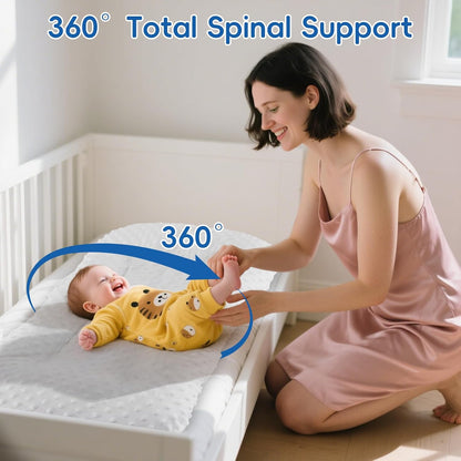 Baby Lounger for Newborn Flat Cover,Baby Nest Cover Tummy Time Mat Breathable & Soft,0° Angle