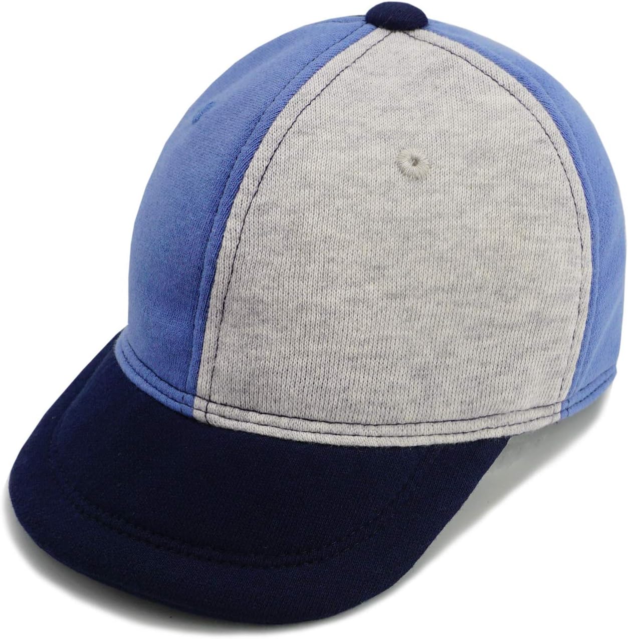 Keepersheep Baby Baseball Cap Infant Sun Hat, Cotton Knit with Soft Brim, Adjustable Soft Newborn