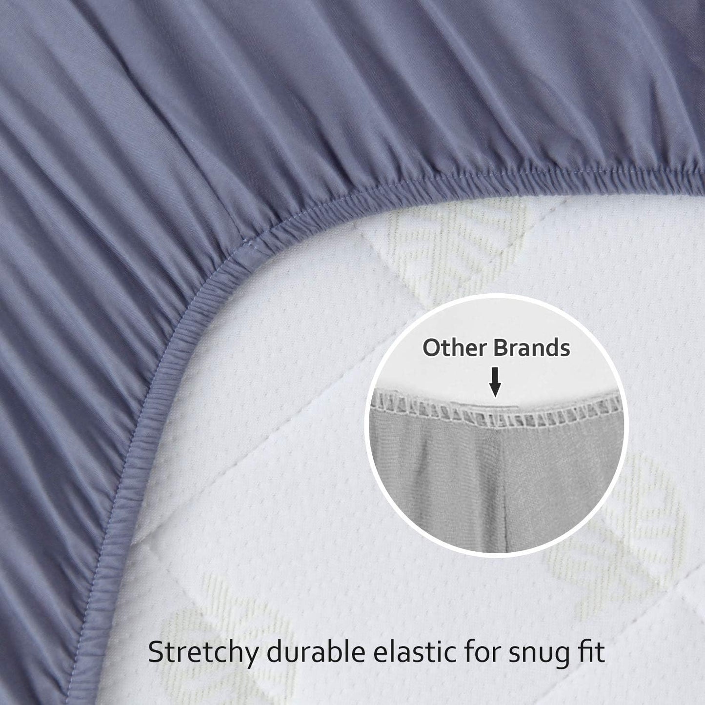 Crib Sheets and Waterproof Crib Mattress Protector 4 Pack Set,Waterproof Crib Sheets Mattress Pad