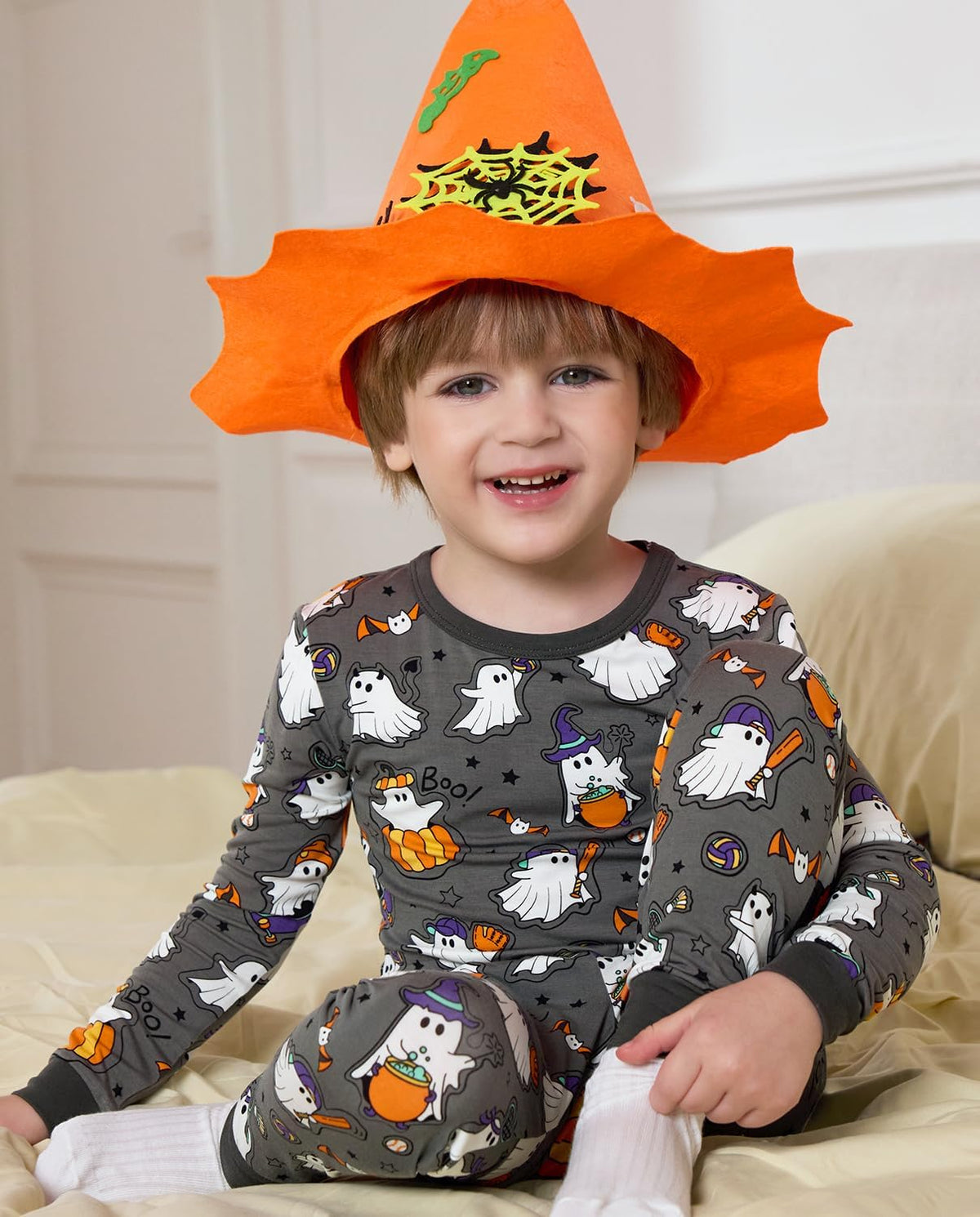 Bamboo Viscose Toddler Pajamas Boys Girls Baby 12M-8Y Pjs Sets Kids 2pcs Snug fit Long-Sleeve