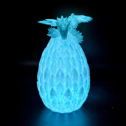 Upgraded 3D Printed Flying Dragon in Egg - Surprise Egg with Flexible Winged Dragon Inside, Mystery