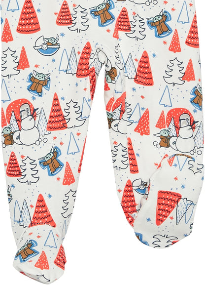 Amazon Essentials Disney | Marvel | Star Wars Unisex Babies' and Toddlers' Snug-Fit Cotton Footed
