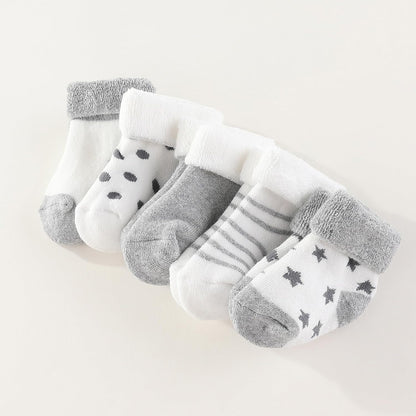 Baby Hats Mittens and Socks Set Cotton Newborn Hat Beanie Soft Infant Girls Boys Caps Gloves 0-6