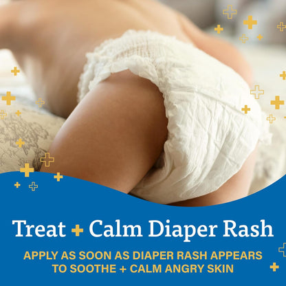 A+D Treat + Heal Zinc Oxide Diaper Rash Cream 16 oz Jar - Soothes & Treats Diaper Rash - Zinc Oxide