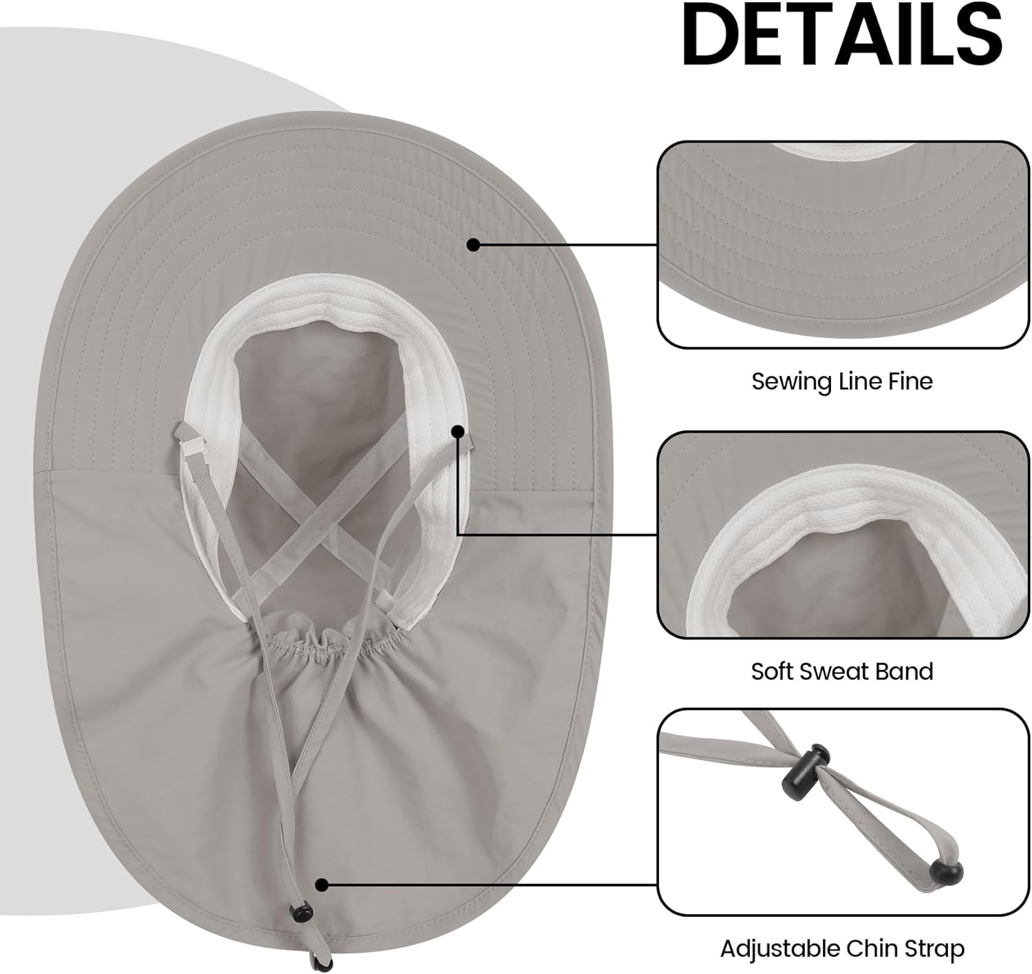 Baby Sun Hat with Neck Flap for Sun Protection Toddler Beach Hat UPF 50+ Outdoors 0-6 Years Boys