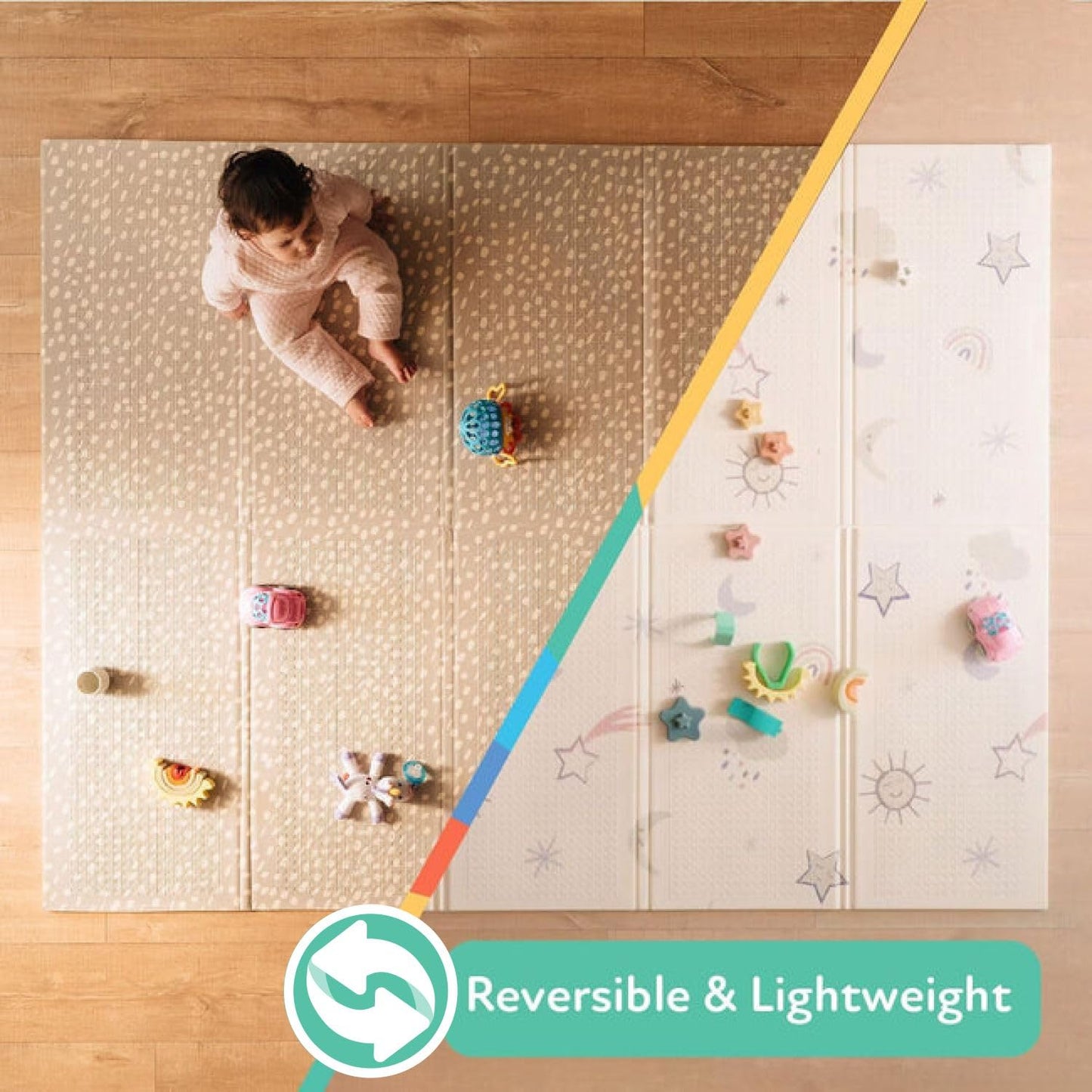 Nuby Reversible Baby Floor Mat