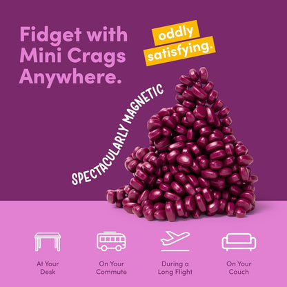 Speks Crags Ferrite Putty, Over 150 Ferrite Stones in a Metal Tin, Seriously Satisfying Fidget Toys