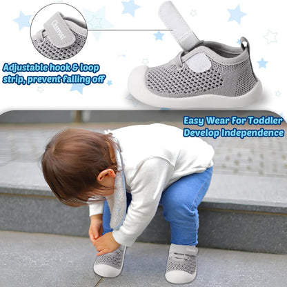Baby First-Walking Shoes 1-4 Years Kid Shoes Trainers Toddler Infant Boys Girls Soft Sole Non Slip