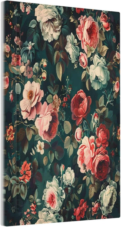 Light Switch Cover Plate Baroque Vintage Peony Flower Floral 1 Gang No Device Blank Electrical Wall