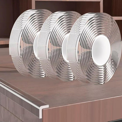 0.8 in x 9.84 FT,3 Pack Clear Soft Corner Protectors for Furniture Strip,Sharp Edge & Table