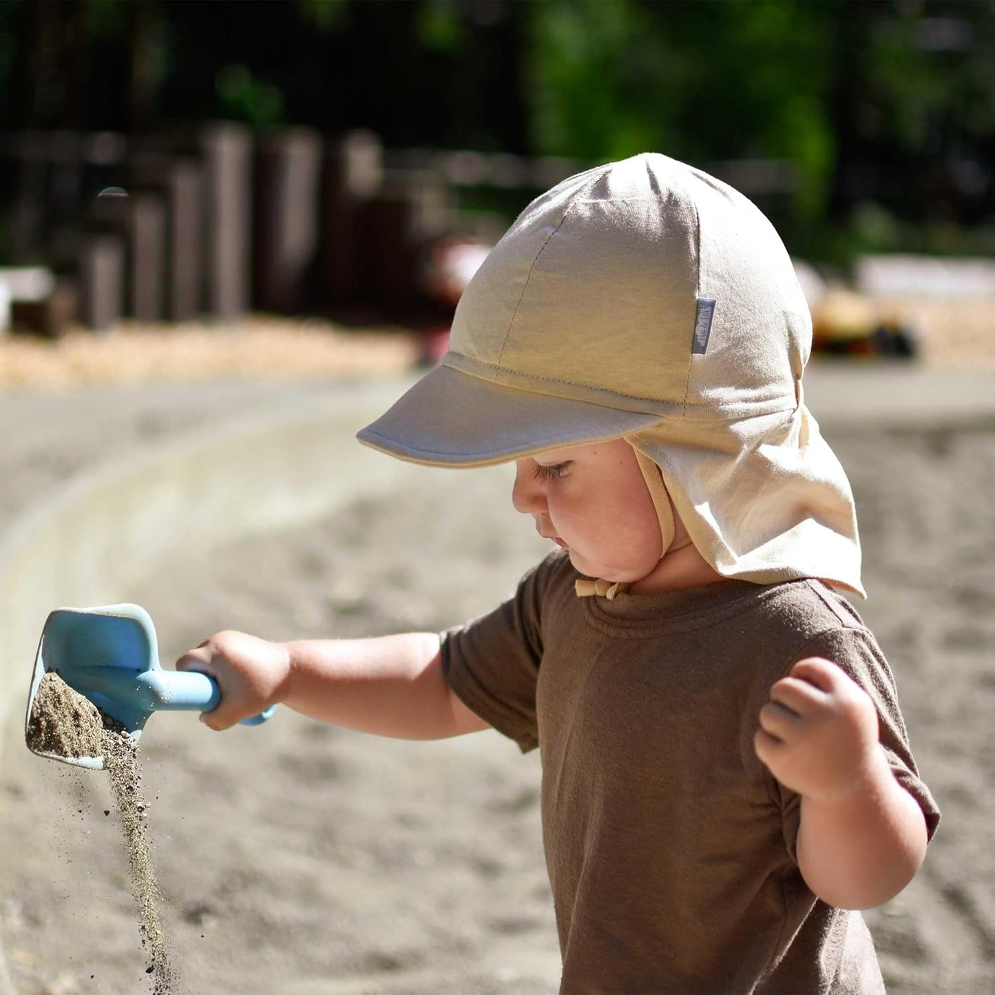 JAN & JUL Sun Soft Baby Cap | Cotton Neck Flap Hat for Littles