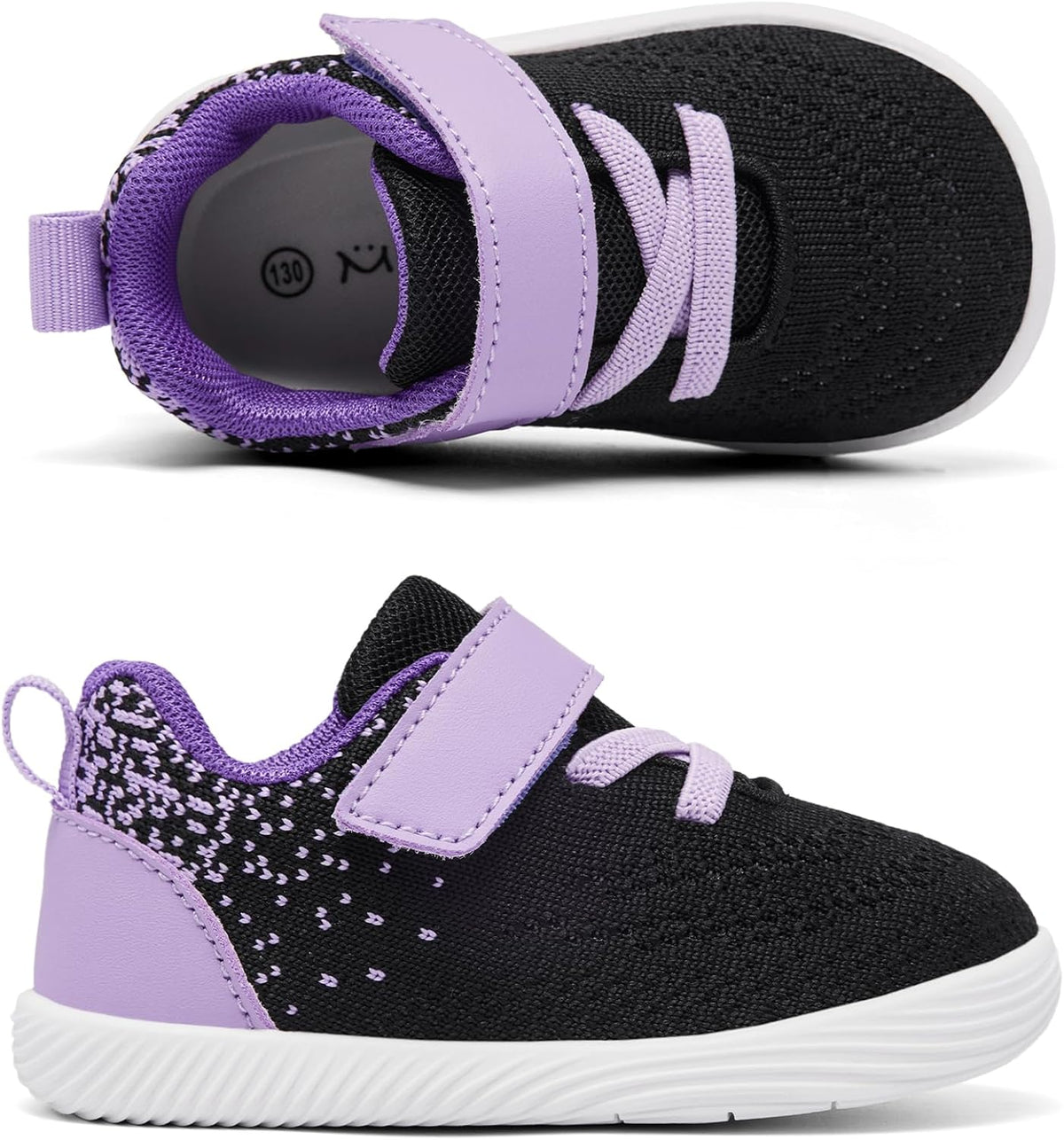 MORENDL Toddler Sneakers Baby Boys & Girls Barefoot Shoes Lightweight Breathable Walking Running