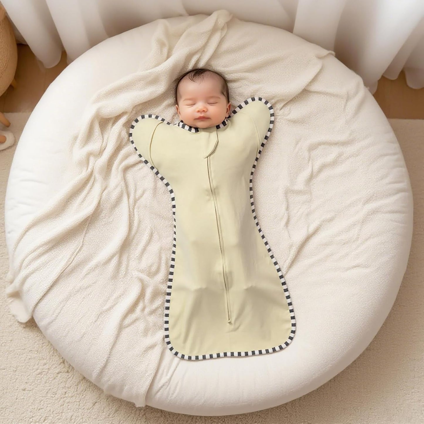 Baby Transition Swaddle 2-Pack, Newborn Sleep Sack, Arms Up Design (Arms In/Out), Infant Swaddle