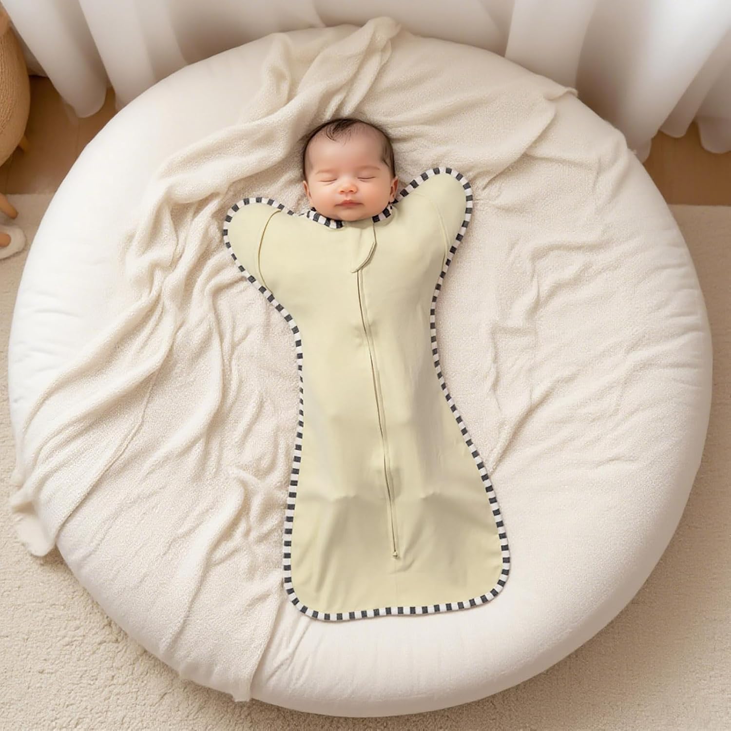 Baby Transition Swaddle 2-Pack, Newborn Sleep Sack, Arms Up Design (Arms In/Out), Infant Swaddle