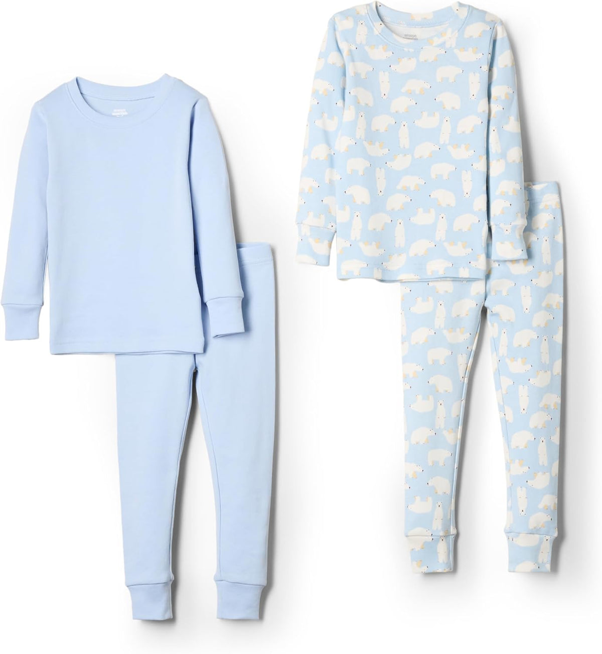 Amazon Essentials x Sofia Grainge Unisex Babies, Toddlers and Kids' Snug-Fit Cotton Pajamas, Pack