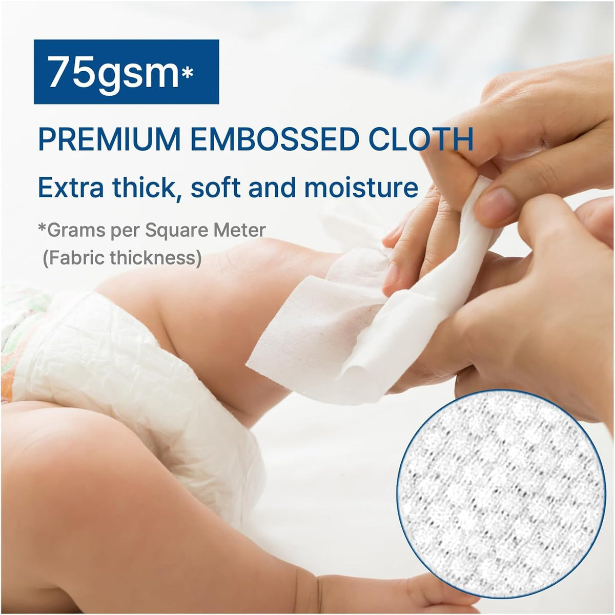 BEBESUP- Korea’s #1 Signature Baby Wipes - Hypoallergenic Water-based Unscented Alcohol-Free