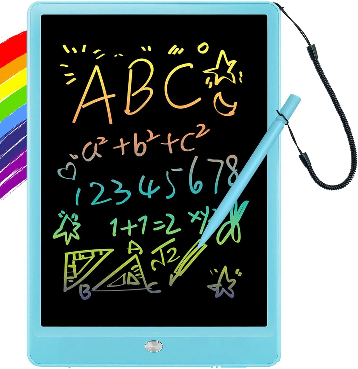 ORSEN 10 Inch LCD Doodle Board Writing Tablet for Kids - Colorful Drawing Pad and Educational Toy