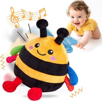 hahaland Baby Toy for 6 + 12 18 Months – Crawling Musical Dancing Bouncing Learning Bee Plush