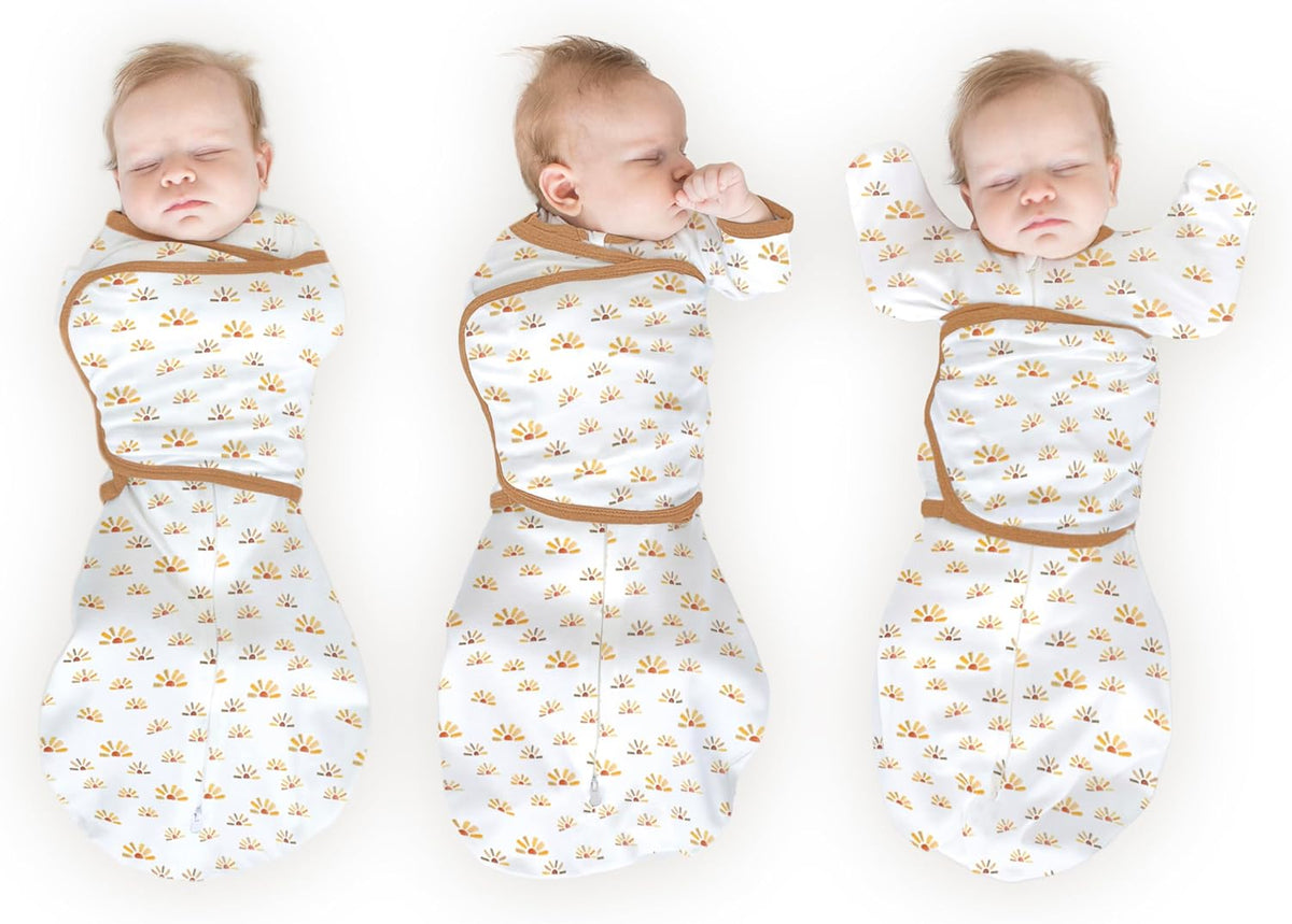 SwaddleDesigns 6-Way Omni Swaddle Sack Arms Up Swaddle for Newborn, More Options to Calm Startle